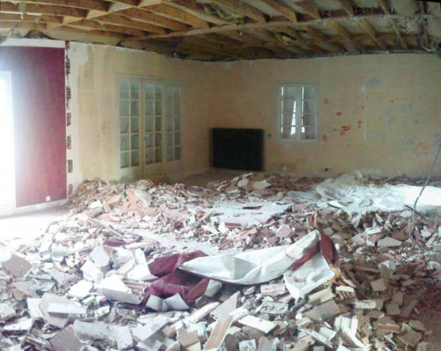 Rénovation d'une maison d'habitation : Démolition de l'existant