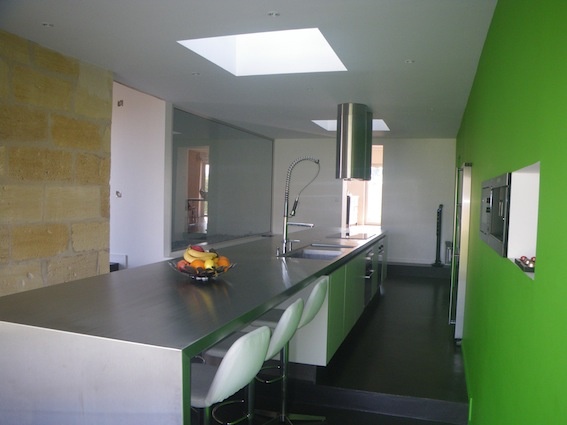Rénovation d'une maison d'habitation : Cuisine après travaux