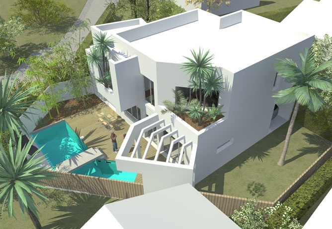 Maison George SAND : Vue haue façade sud