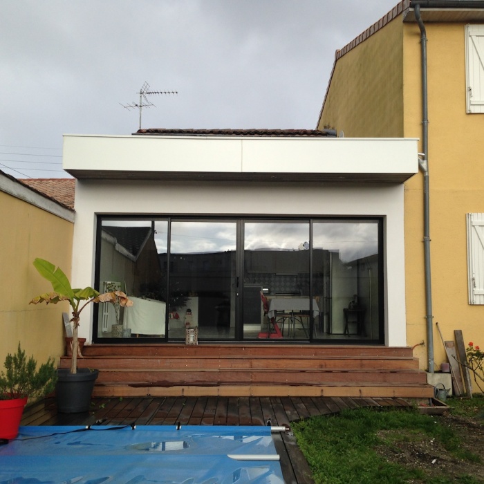 Extension d'une maison de ville : Vue de l'extension