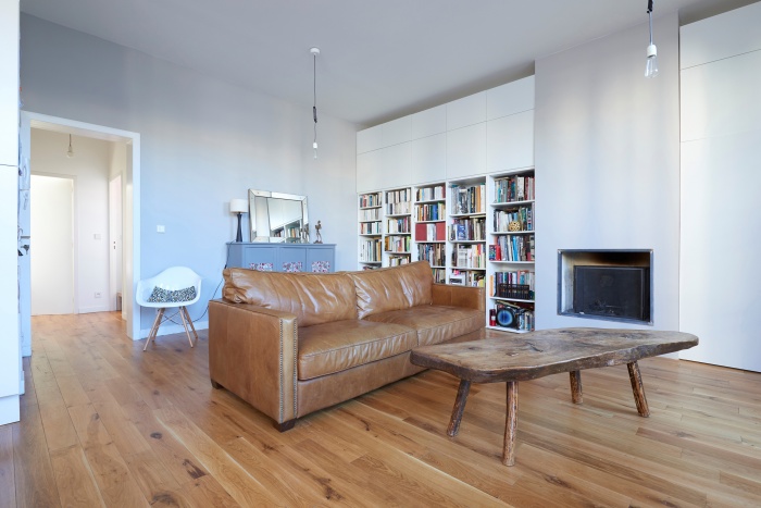 Réhabilitation complète appartement 3 pièces, et création d'une terrasse, quartier des Chartrons à Bordeaux.