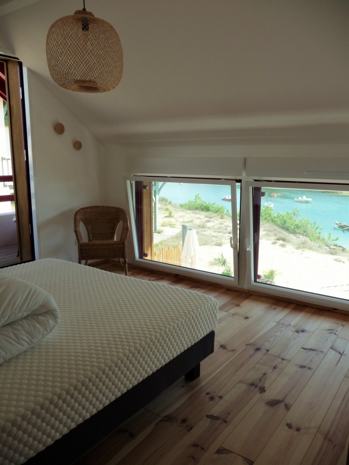 Extension d'une maison de plage : Chambre principale