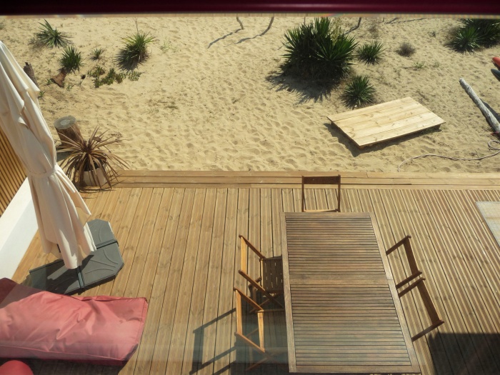 Extension d'une maison de plage : Terrasse 
