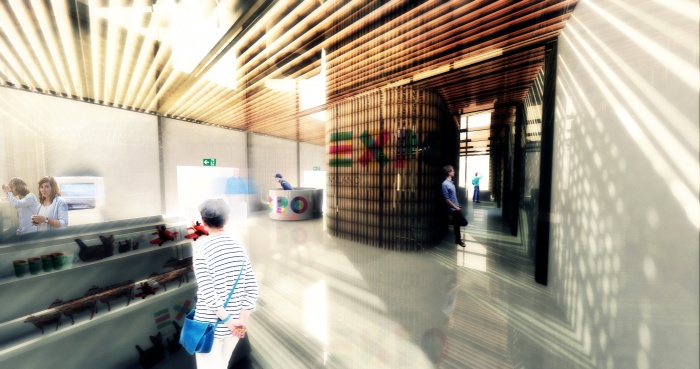 -Pavillon d'accueil - exposition universelle 2015