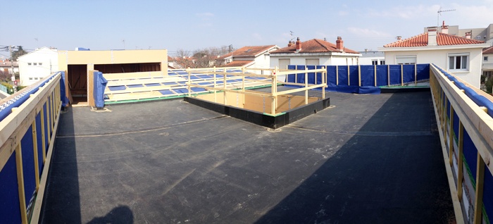 Transformation d'un garage en loft  Toulouse : roof top.JPG