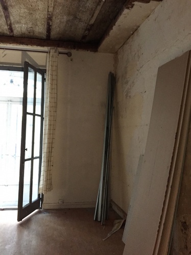 Restructuration d'un appartement bordelais. : chantier